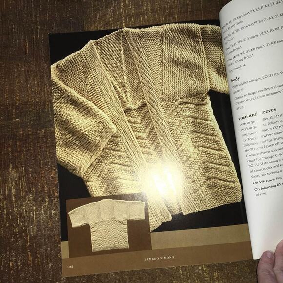 Top Notch Knit Knitting Pattern Sweater Shawl Wrap Pullover Cardigan Jacket - Picture 8 of 10